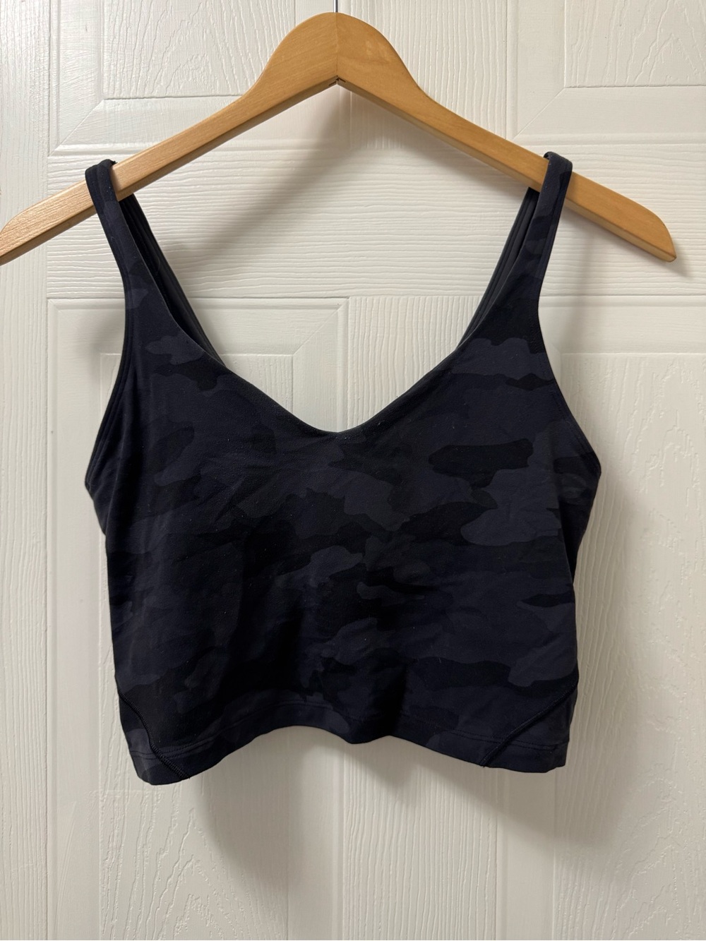 lululemon athletica Black Camo Scoop Sports Tank